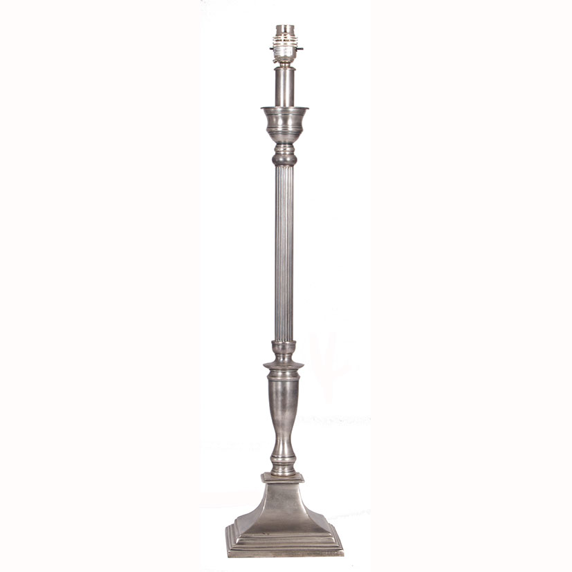 silver table lamp base