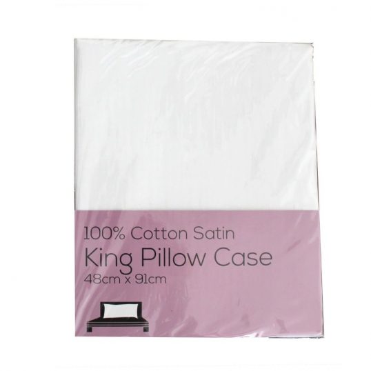 100% Cotton King Size Pillowcase