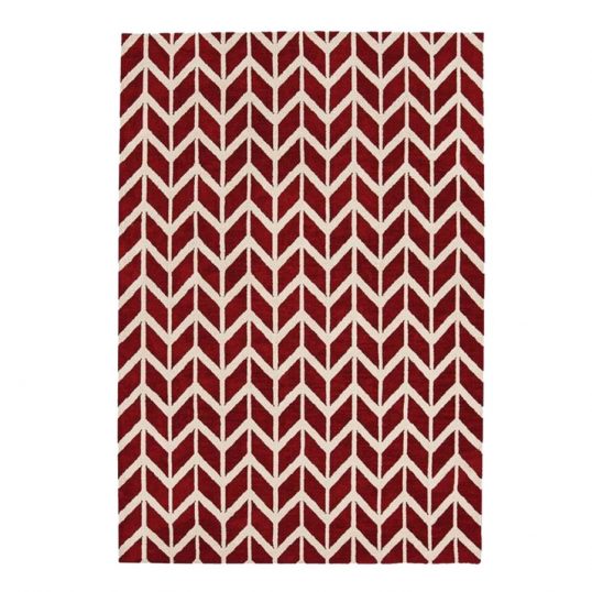 Arlo Rug Chevron Red