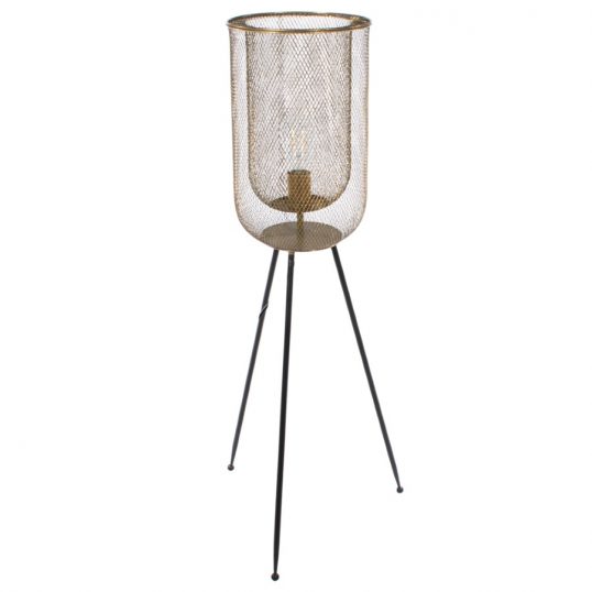 Azure mesh floor standing lamp