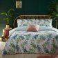 Bali Palm Geometric Duvet Cover Set Green_1