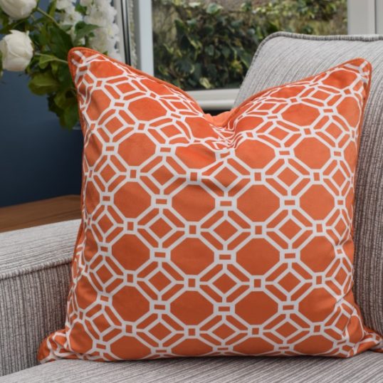 CUSHION CIRCLE ORANGE