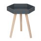 Grey Hexagon Table Small