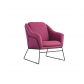 Karl Accent Chair – Woven Berry