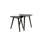 NILA SIDETABLES WOOD BLACK SET OF 2