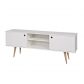 RETRO TV UNIT WHITE