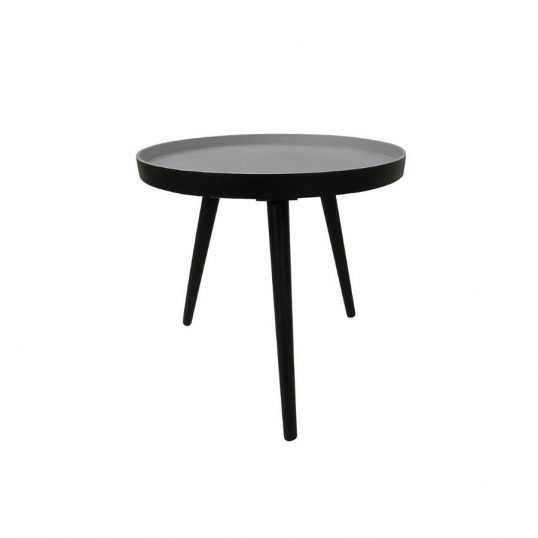 Retro Side Table Black