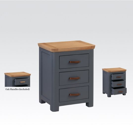 Treviblue 3 Drawer nightstand