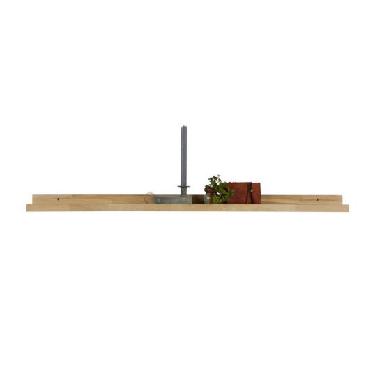 PHOTOFRAME SHELF, SOLID OAK 120CM