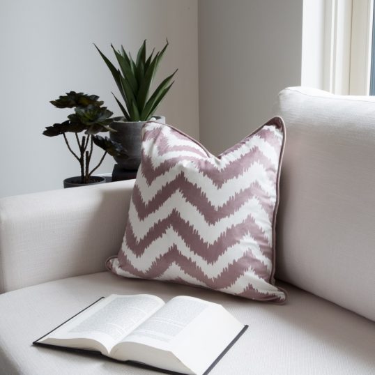 CHEVRON PINK CUSHION