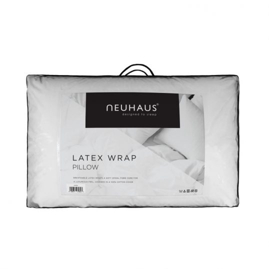 neuhaus latex wrap pillow